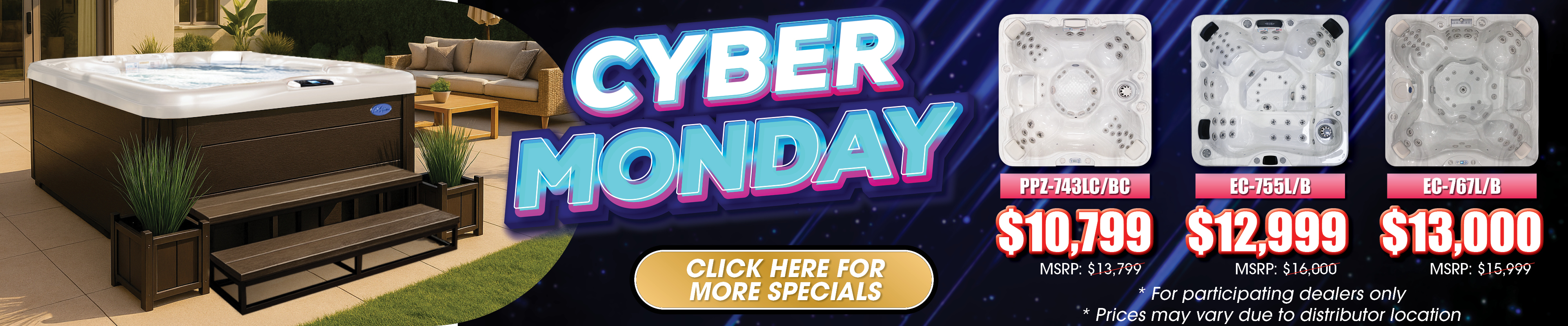 Calspas hot tub being used in a family setting - Clarksville