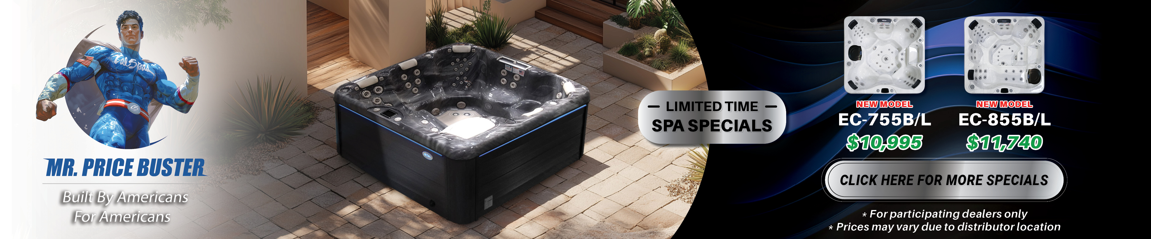 Calspas hot tub being used in a family setting - Clarksville
